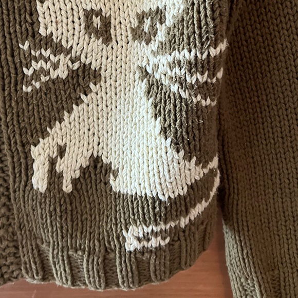 *SOLD* BETSEY JOHNSON GREEN KITTEN CARDIGAN SWEATER SIZE LARGE & MEDIUM - Picture 5 of 8